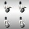Service Caster 3.5 Inch 316SS Thermoplastic Rubber 1-3/4 Inch Stem Caster Lock Brake SCC, 2PK SCC-SS316TTLEX20S3514-TPRB-2-S-2-134 - alternate 4